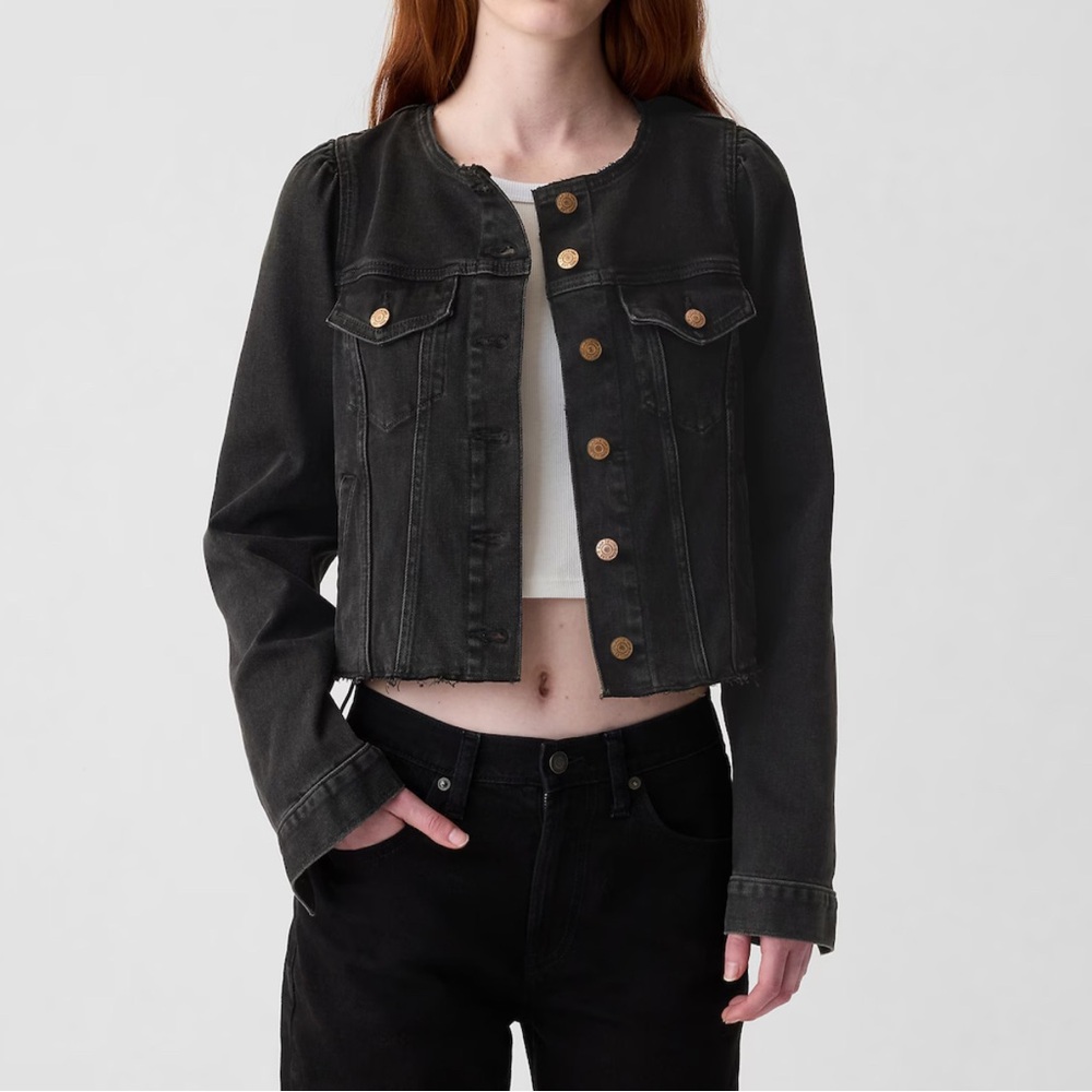 Women’s Gap Cropped Denim Jacket XL
